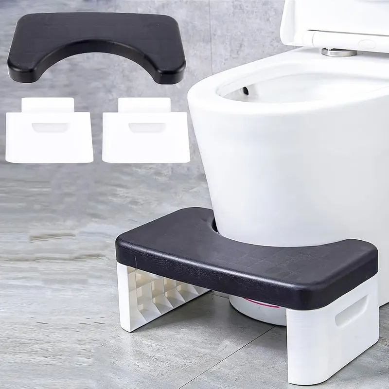 Soulagers Toilet Stool in Black-a
