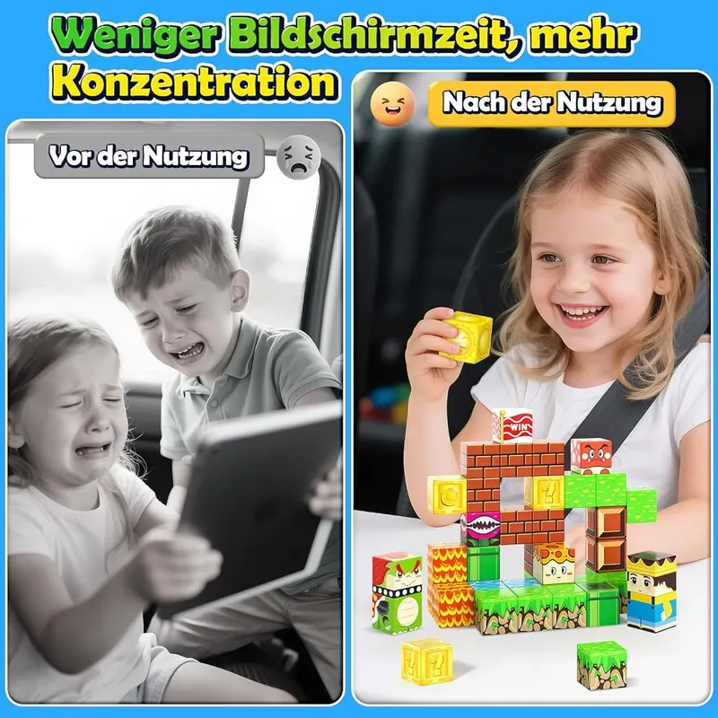 Soyee Magnetic Blocks Travel Toys – ABS plastic building pieces