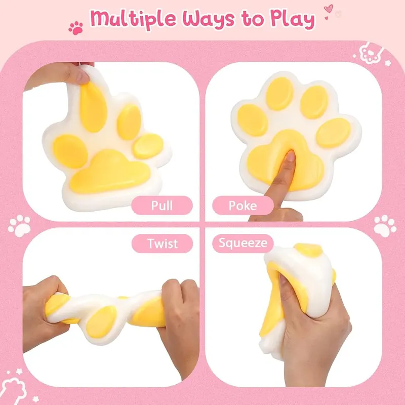 Spearlcable Big Taba Squishy Cat Paw – Irresistibly Sticky & Slow-Rising Texture