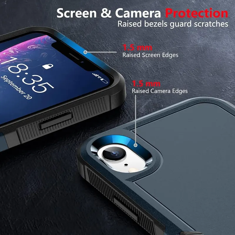 SPIDERCASE for iPhone XR Case – Skin-friendly Material & Comfortable Grip