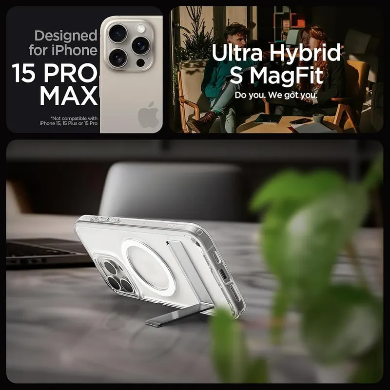 Spigen Ultra Hybrid S MagFit – Made from a blend of PC and TPU