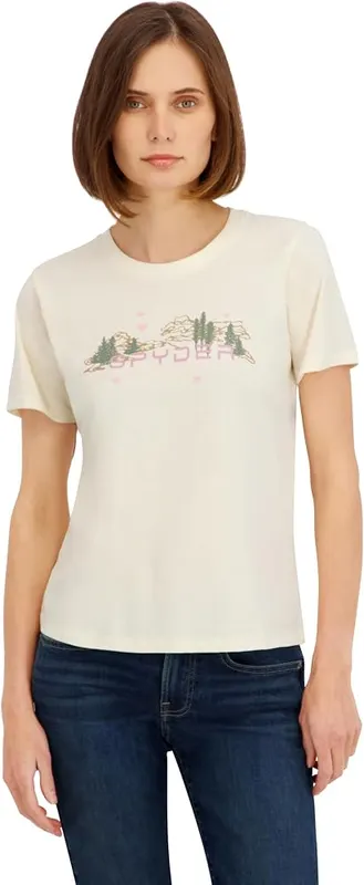 Spyder Womens Mountain Range Graphic Short Sleeve