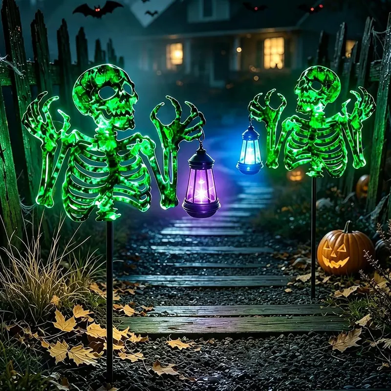 stadeco Skeleton Halloween Decorations Outdoor – Versatile Decor for Any Occasion -- Perfect