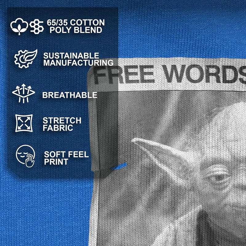 STAR WARS Men’s Yoda Words of Wisdom T-Shirt – Strut your stuff in this stylish men’s tee