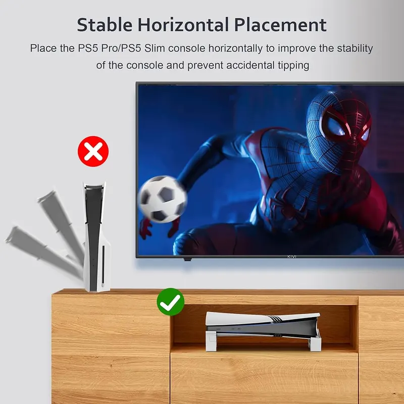STARTRC GAMES Horizontal Stand Compatible – Easy Installation:This horizontal stand is customised for