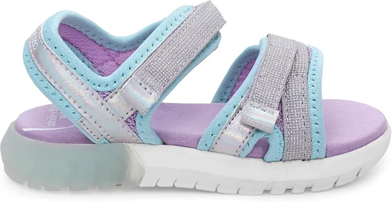 Stride Rite 360 Girls Sevita Light Up Sandal – Sturdy & Slip-Resistant