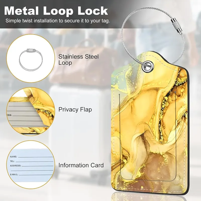 Sumlliay 2Pack Luggage Tags – product photo 2 of 6
