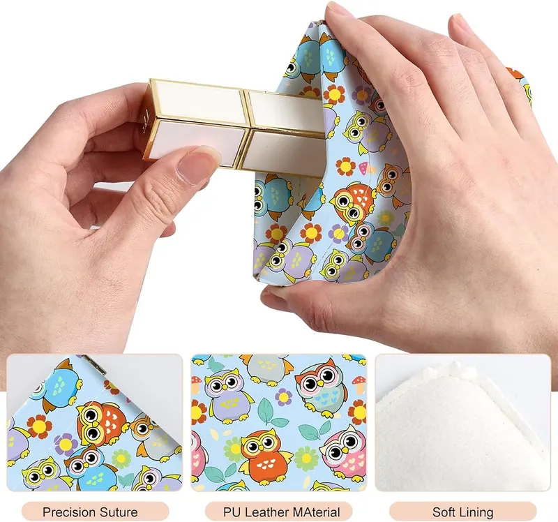 Sumlliay 2Pcs PU Leather Small Squeeze Coin – Multiple Uses
