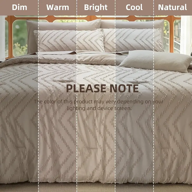 Suncomfy Boho Tufted Wave Comforter Set Queen – product photo 9 of 9