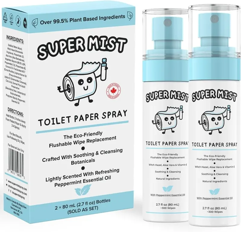 Super Mist Toilet Paper Spray