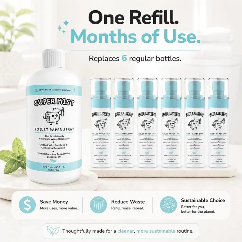 Super Mist Toilet Paper Spray – product photo 8 of 8