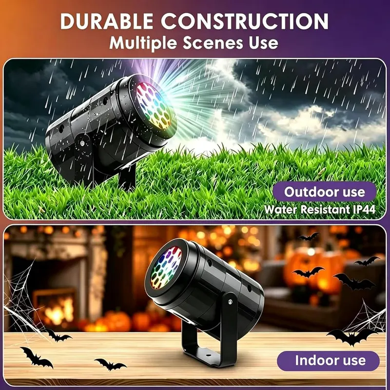 svanth Halloween Projector Lights Indoor use – Projects onto flat surfaces