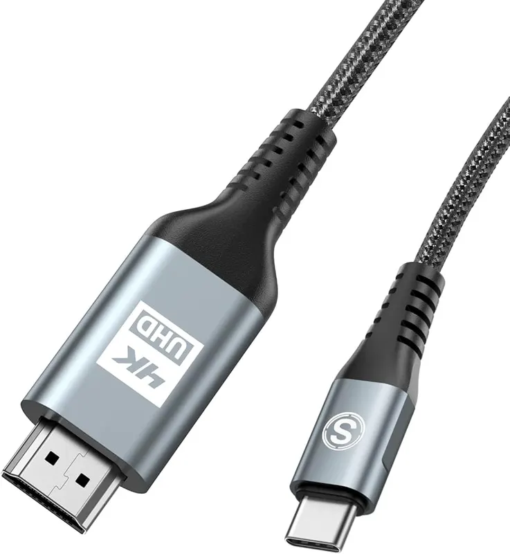 sweguard USB-C to HDMI Cable 1.5ft 4K