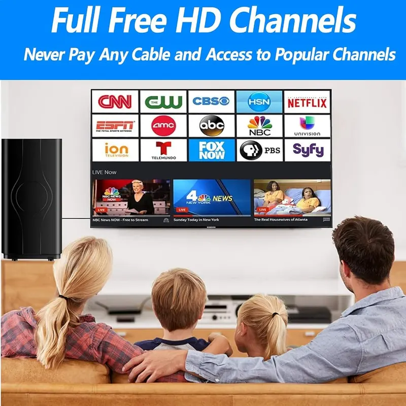 SYENGKKY Digital TV Antenna – Ninety degree multidirectional reception