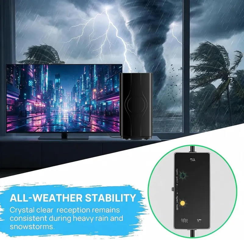 SYENGKKY Digital TV Antenna – Indoor and outdoor setup