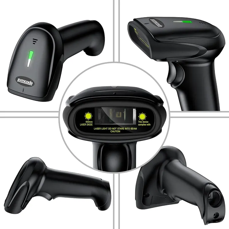 symcode USB Laser Barcode Scanner Wired Handheld – Handheld type laser barcode scanner is with USB