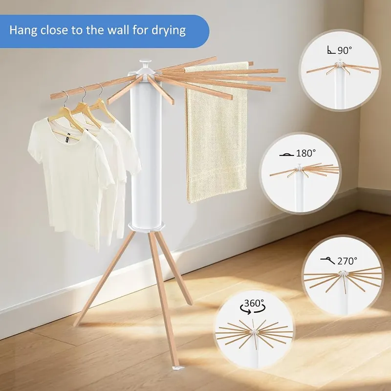 SZJoyBet Tripod Foldable Clothes Rack – Multi-Purpose Usage for Any Room