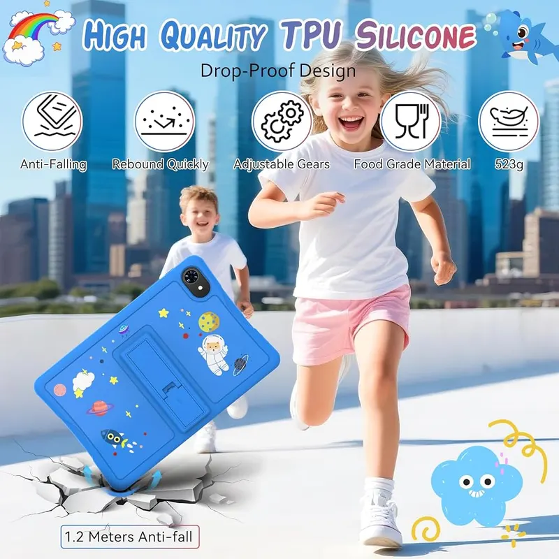 TABWEE Kids Tablet 10 inch Sky Blue – 6**【Suitable for gifting+Quality online】An Android tablet is