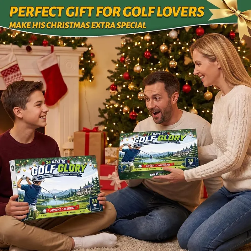 Teekdeer Golf Advent Calendar 2026 – Club brushes and golf towels