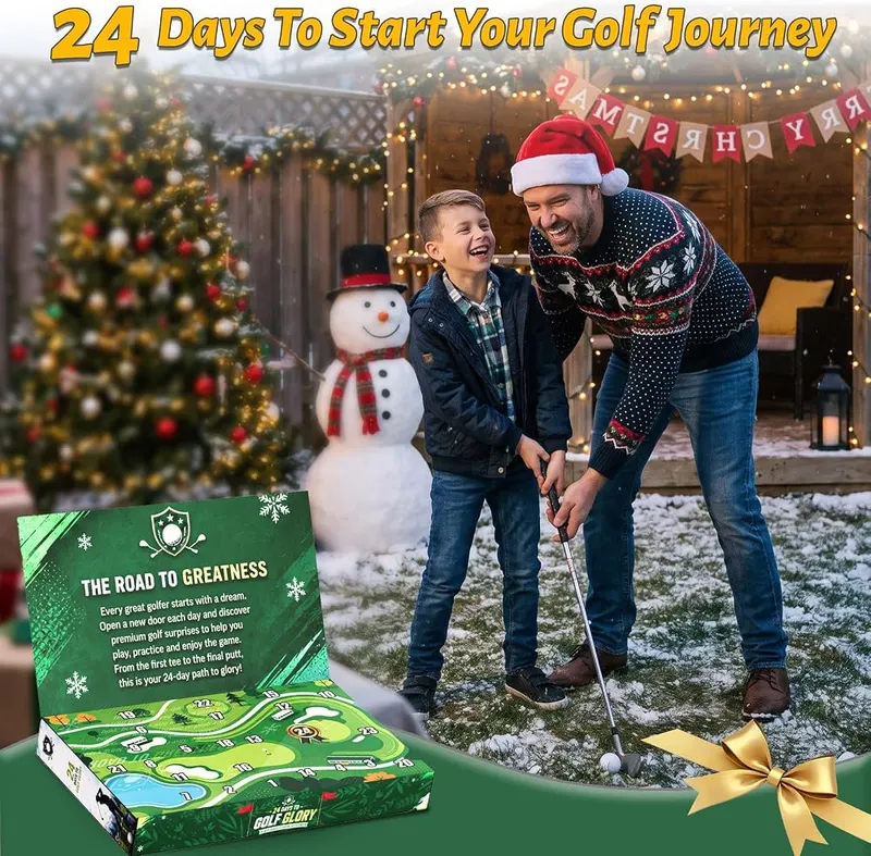 Teekdeer Golf Advent Calendar 2026 – Practice and alignment items