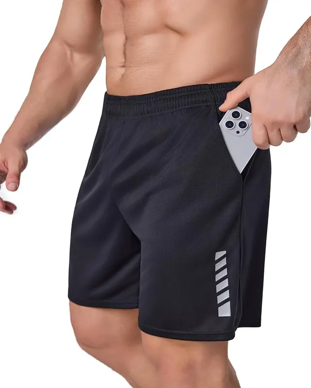 TEEPIRE TEEPRIE Mens Running Shorts – Stay-Put Fit – No Riding Up or Sagging