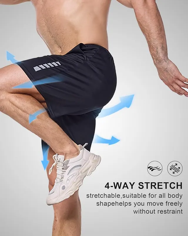 TEEPIRE TEEPRIE Mens Running Shorts – Ultra-Light & Breathable – 3x Faster Drying