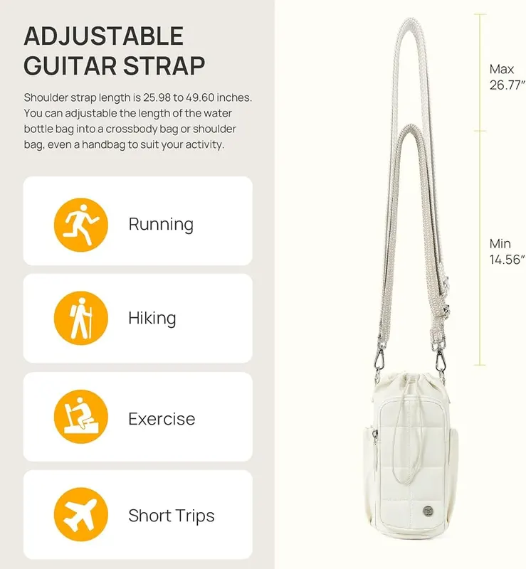 Telena Water Bottle Holder – Z-Beige color shown