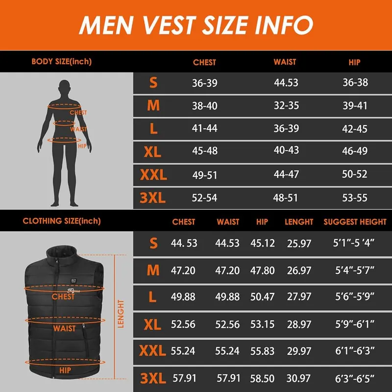 Telguua Heated Vest – Zipper pockets for small items