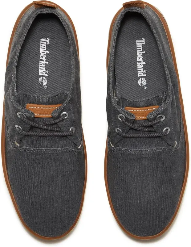 Timberland Men’s Hookset Low Lace-Up Sneaker – Canvas upper