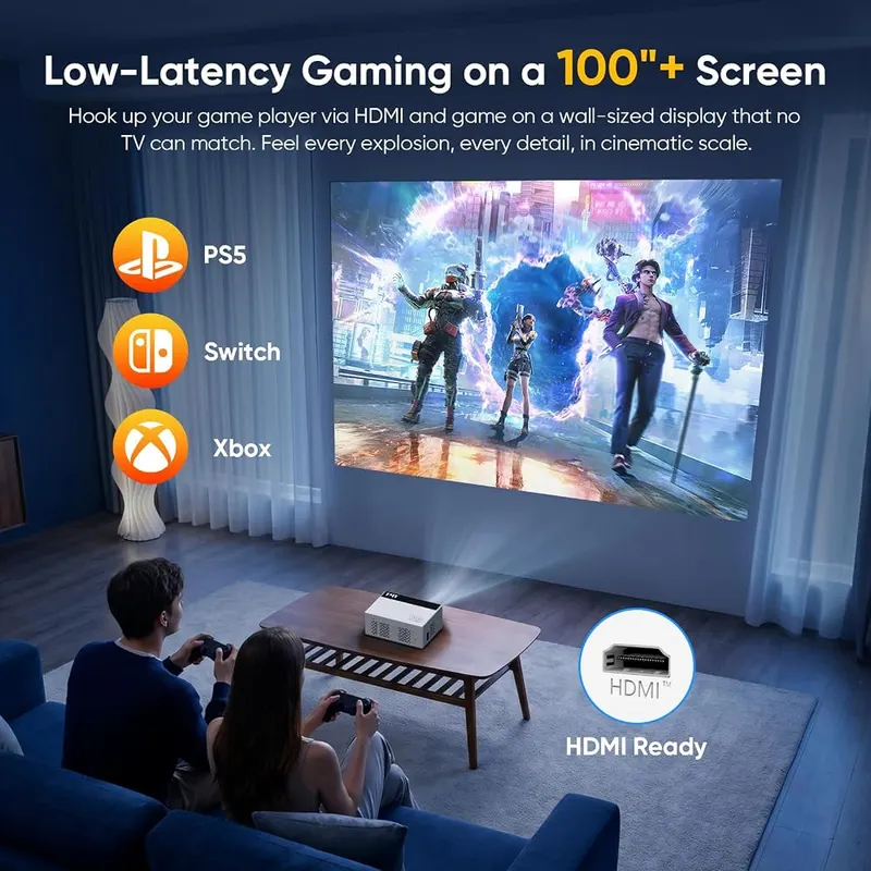TMY Smart Projector – 15W speaker plus Bluetooth audio out