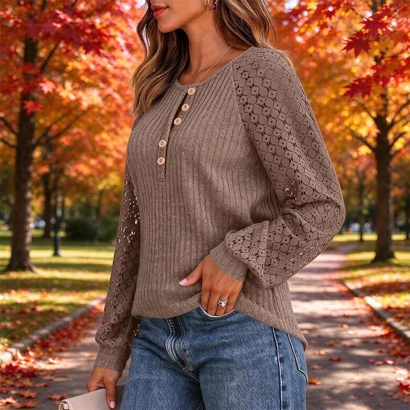 tobchonp Long Sleeve Henley Shirts – Feature