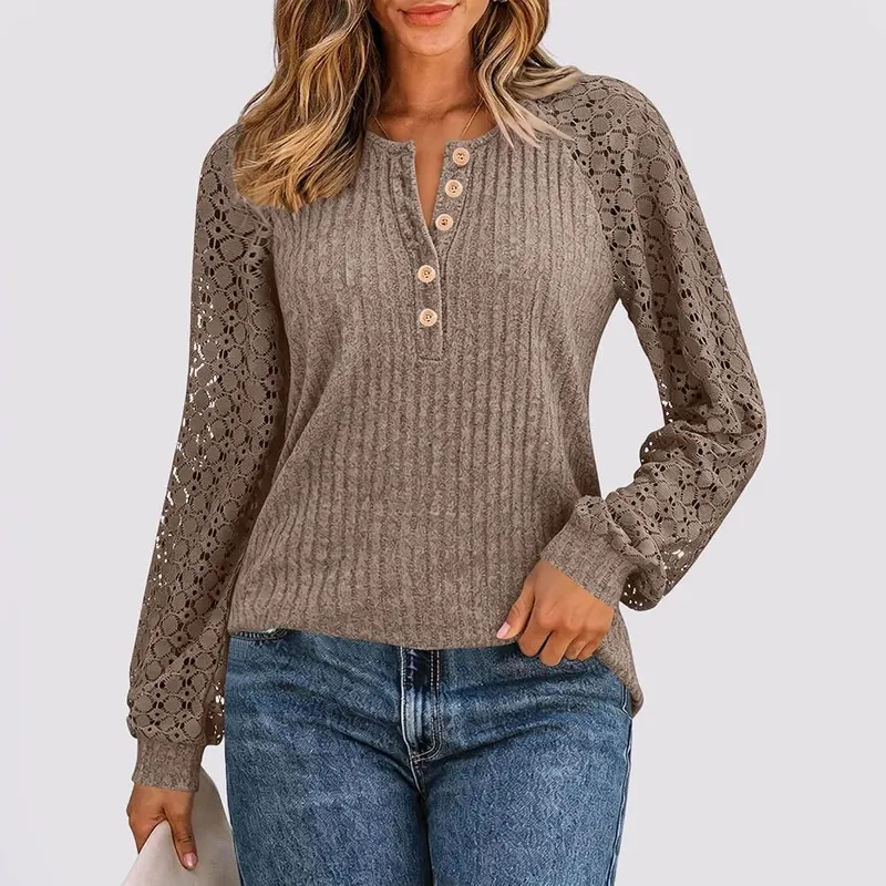tobchonp Long Sleeve Henley Shirts – product photo 7 of 7
