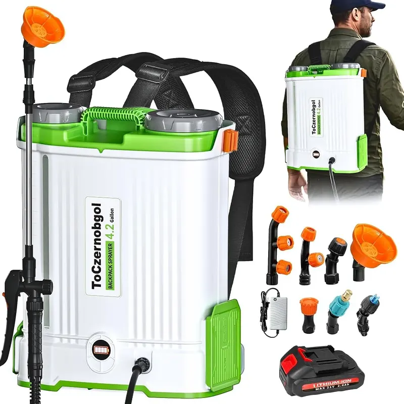 ToCzernobgol Backpack Sprayer in Green