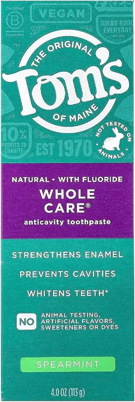Tom’s of Maine Whole Care Natural Toothpaste – product photo 2 of 4