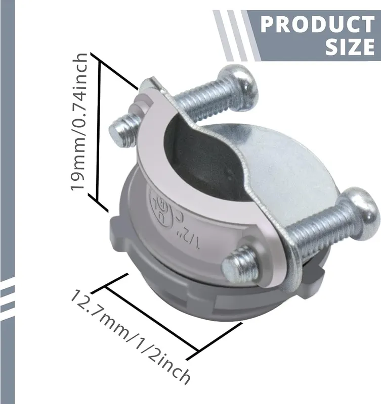 TOMSHIELE 12 Pack 1/2 Inch Clamp Type – Safety