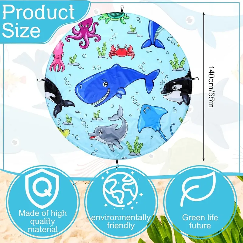 Tondiamo Baby Beach Pool – 2 in 1 Beach Blanket