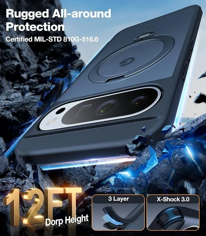 TORRAS Google Pixel 9 Pro XL Case – Secure magnetic attachment function