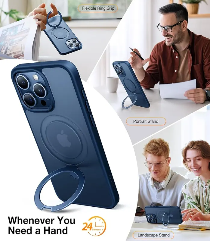 TORRAS iPhone 15 Pro Max Case – Built in retractable Type C cable