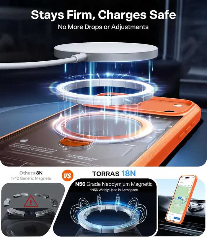 TORRAS iPhone 17 67W Charger – Streamlined desktop and travel power