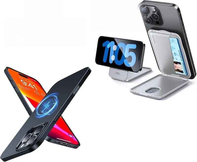 TORRAS Magnetic case & 360Spin Magnetic Wallet