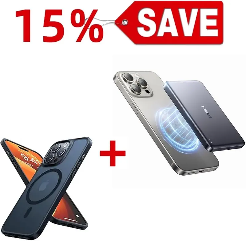 TORRAS Magnetic Case & Magnetic MiniMag Power