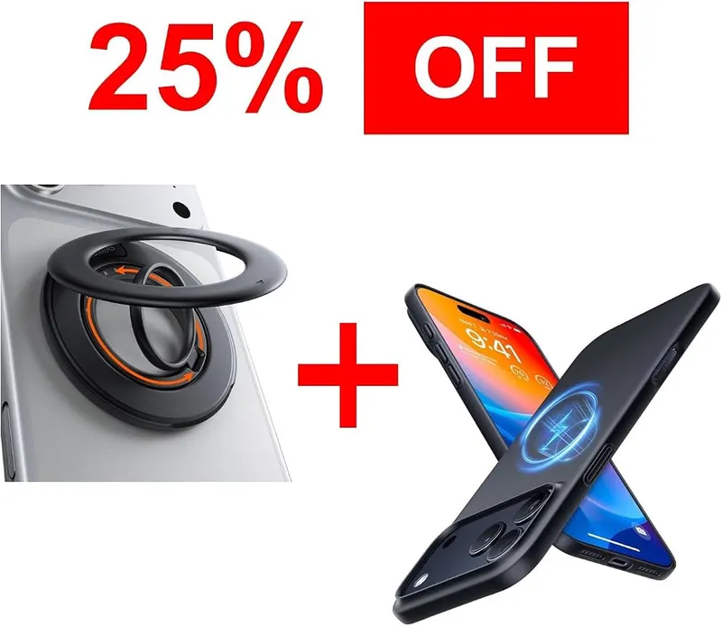 TORRAS Magnetic Case & Magnetic Phone Grip