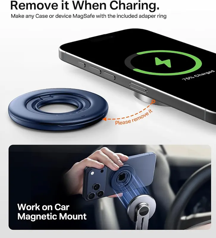 TORRAS Magnetic Case & Magnetic Phone Grip – product photo 7 of 8