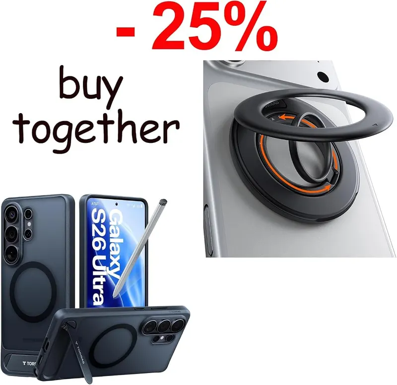 TORRAS Magnetic Case & Magnetic Phone Grip