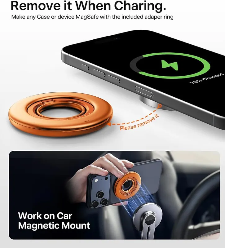 TORRAS Magnetic Case & Magnetic Phone Grip – product photo 7 of 8