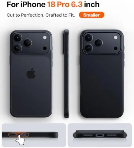 TORRAS Magnetic Slim Fit Black – Matte polycarbonate shell