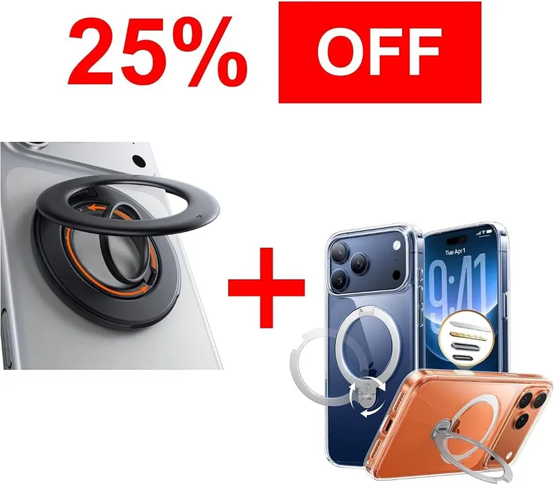 TORRAS Magnetic Stand Case & Magnetic Phone