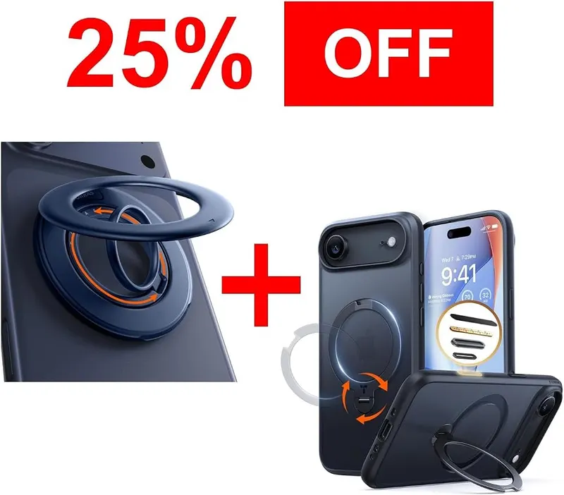 TORRAS Magnetic Stand Case & Magnetic Phone