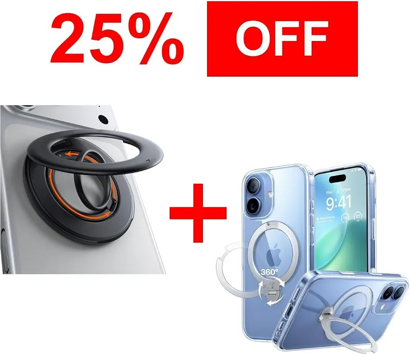 TORRAS Magnetic Stand Case & Magnetic Phone