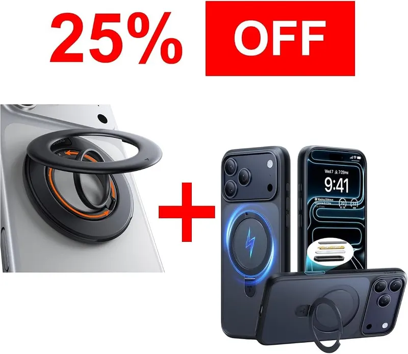 TORRAS Magnetic Stand Case & Magnetic Phone
